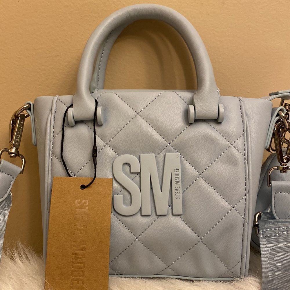 NWT Steve Madden (BBABI) Satchel Crossbody Bag w/Air Pod Case- *Limited Edition* - Picture 6 of 15